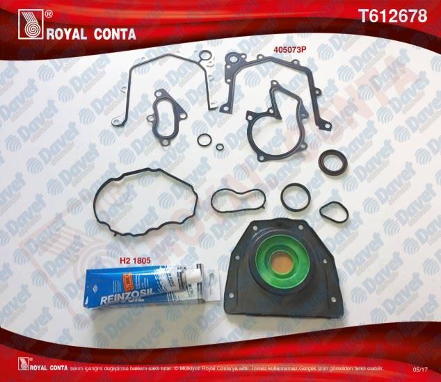 ROYAL T612678 Alt Takim Contasi Reinz Keceli Fiesta Vi 1.4 16v / 1.25 16v 97hp 08->